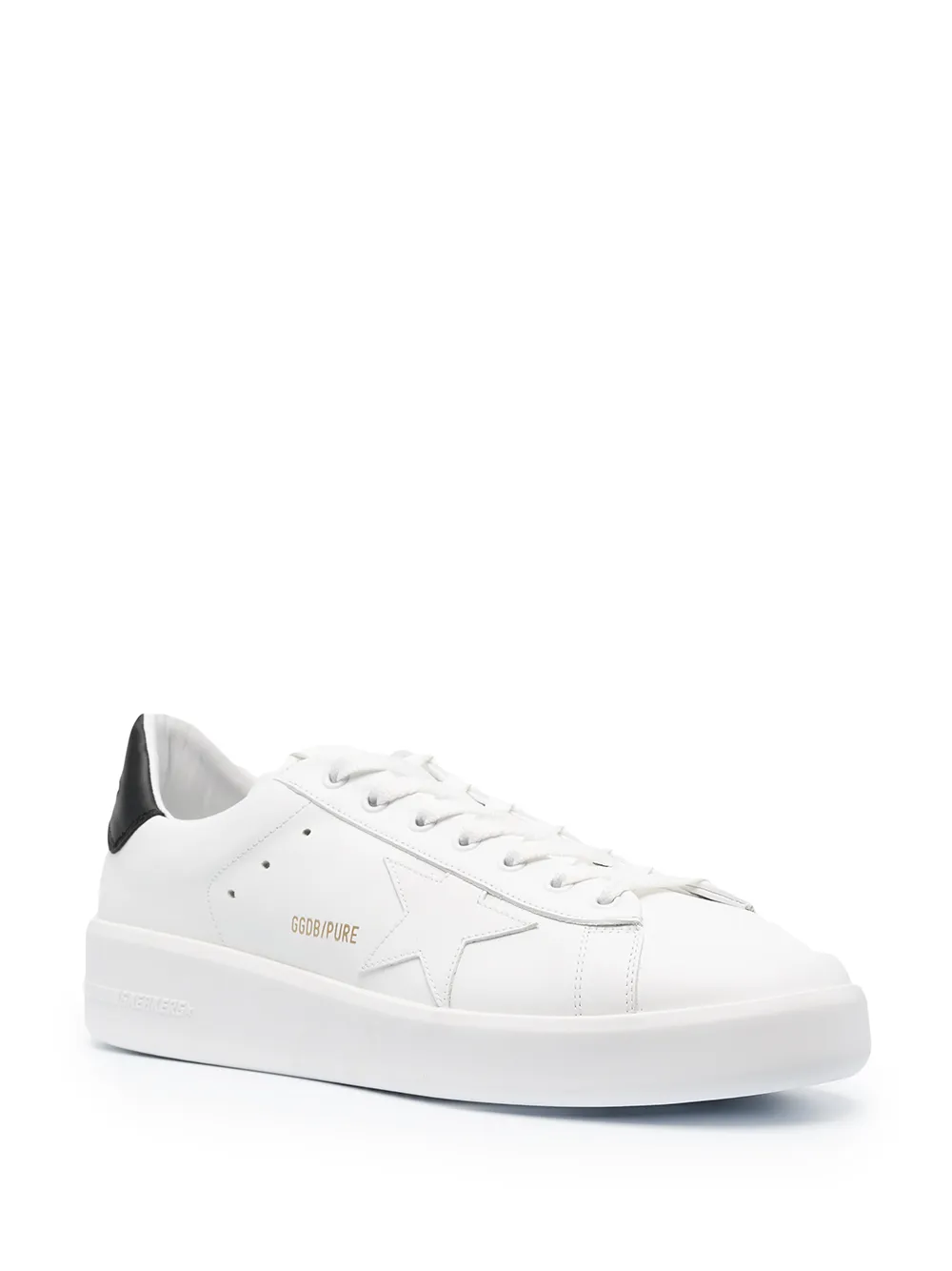 Кроссовки Pure на шнуровке GOLDEN GOOSE, белый — фото 2