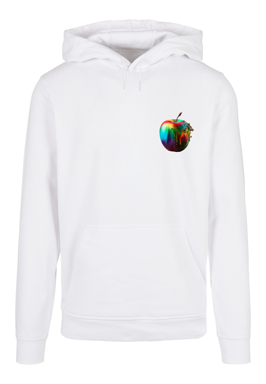 

Пуловер F4NT4STIC Basic Hoodie Colorfood Collection Rainbow Apple, белый