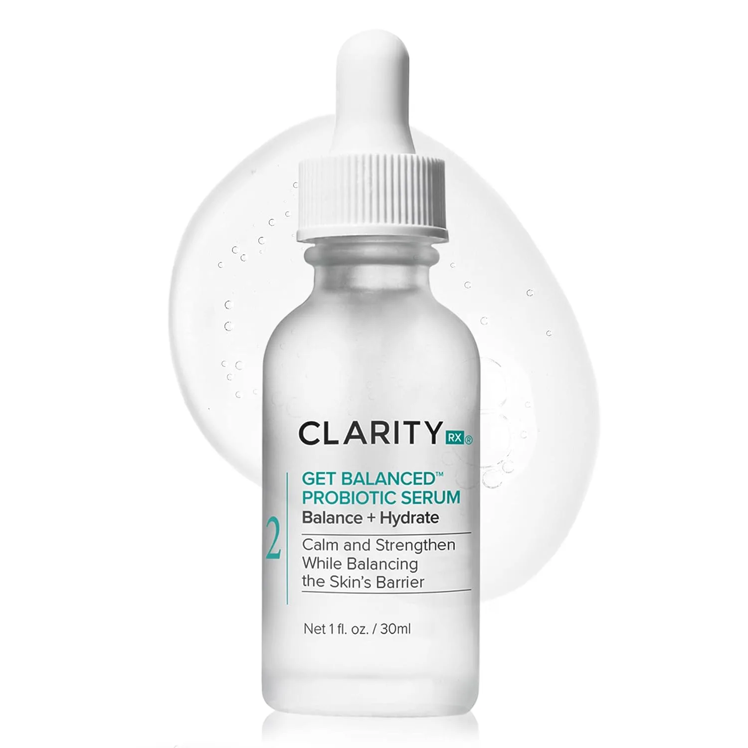 Сыворотка ClarityRx — Get Balanced Probiotic Hydrating Face Serum - натуральное средство для балансировки кожи, 29.6 мл