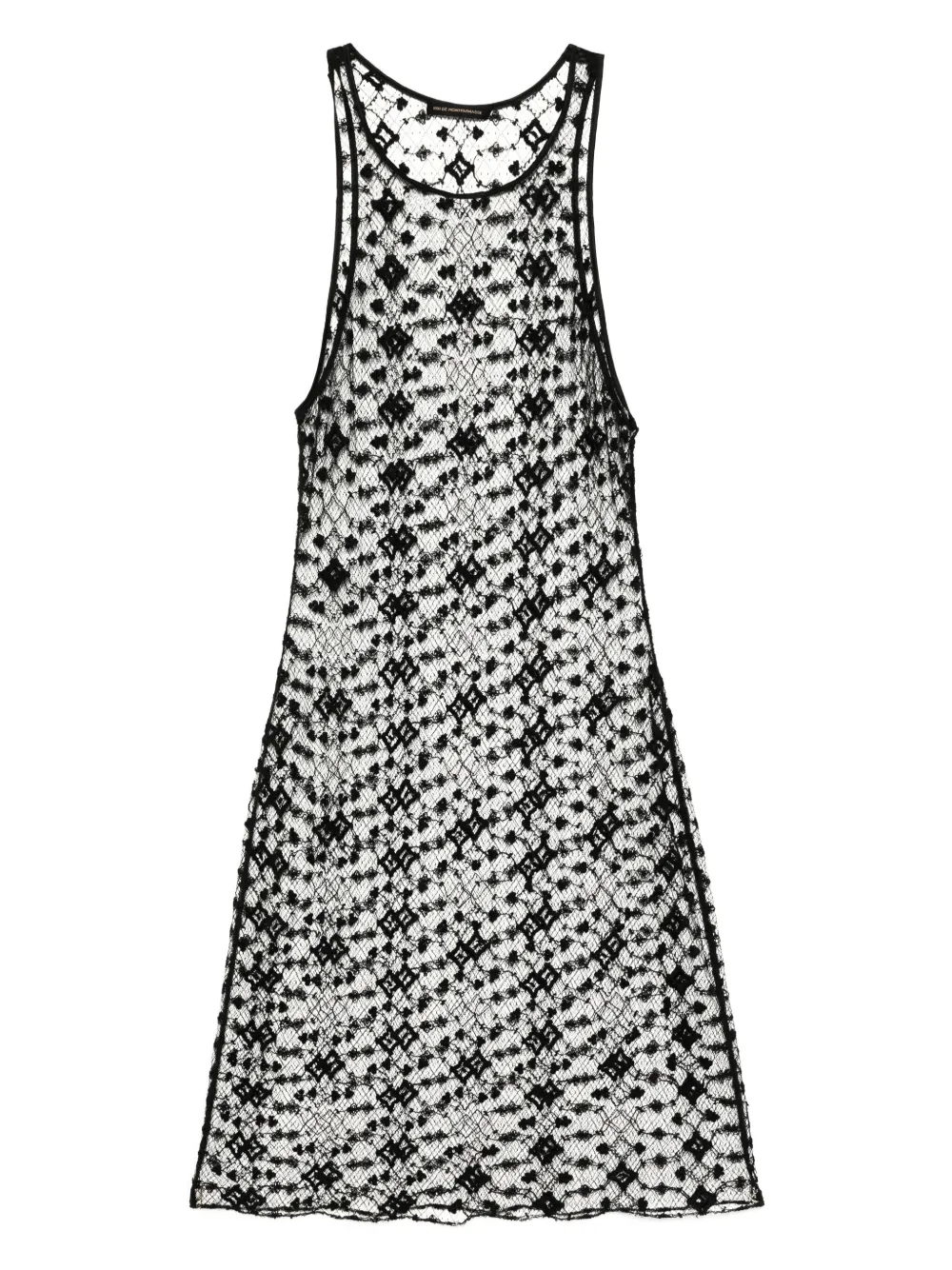 

Платье миди с вышивкой Diamante Kiki de Montparnasse, черный