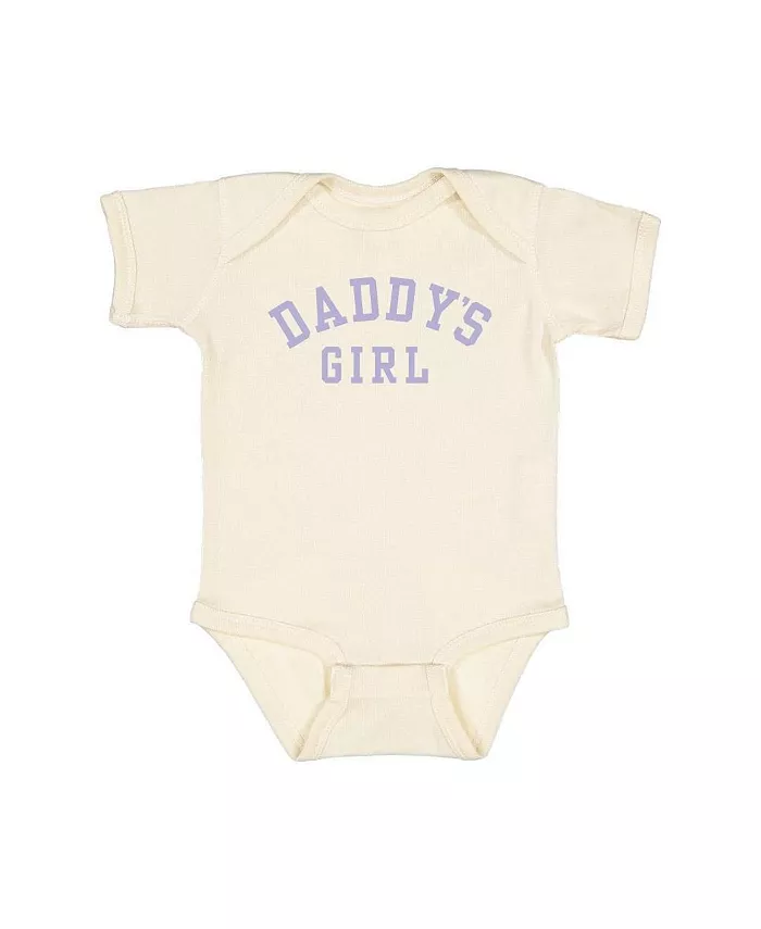 

Боди с коротким рукавом для девочек "Daddy's" Sweet Wink, коричневый/бежевый