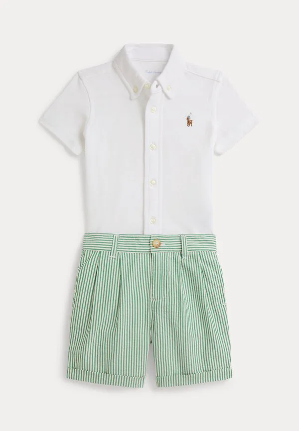 Рубашка оксфорд и короткая рубашка из сирсакера 02y Polo Ralph Lauren, White