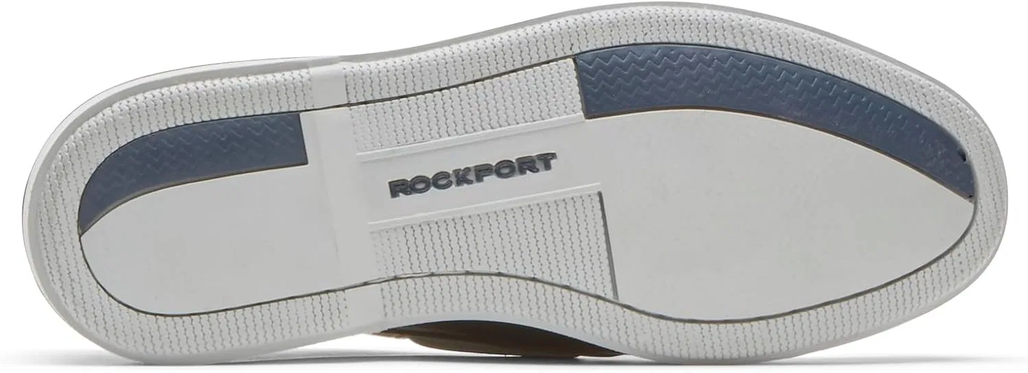 Мужские лоферы Rockport Ports of Call Perth K54692, коричневый (DK Brown Pull Up) — фото 4