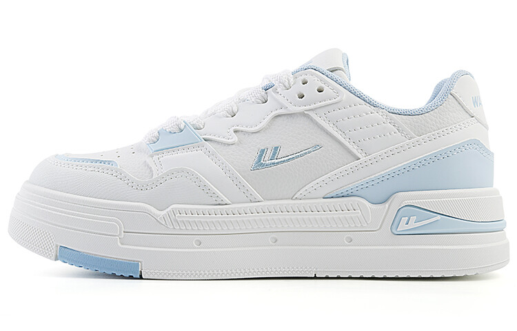 

Кроссовки WARRIOR Skateboarding Shoes Women's Low-top White/Light Blue, белый/голубой
