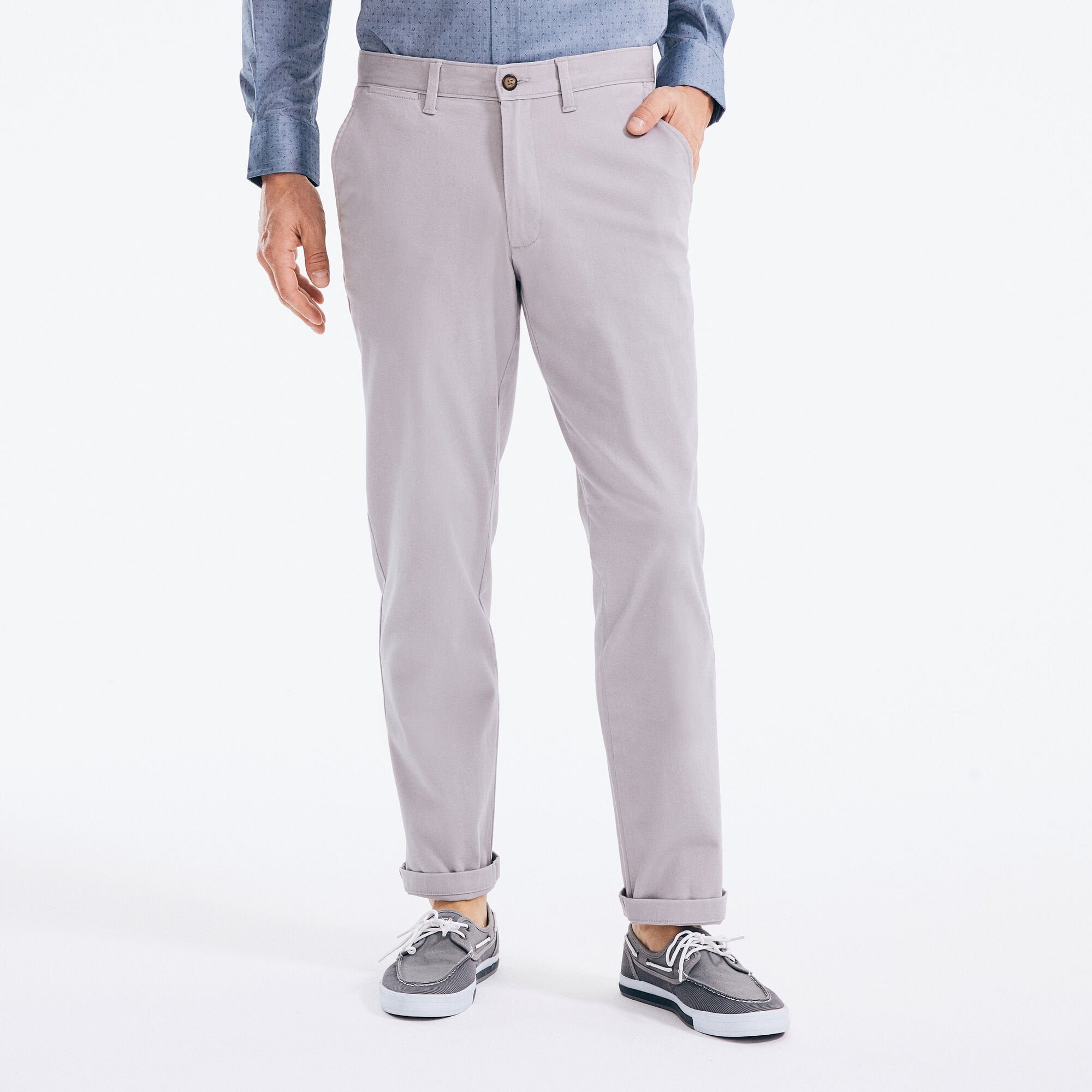 

Мужские брюки Nautica Classic Fit Twill, цвет alloy