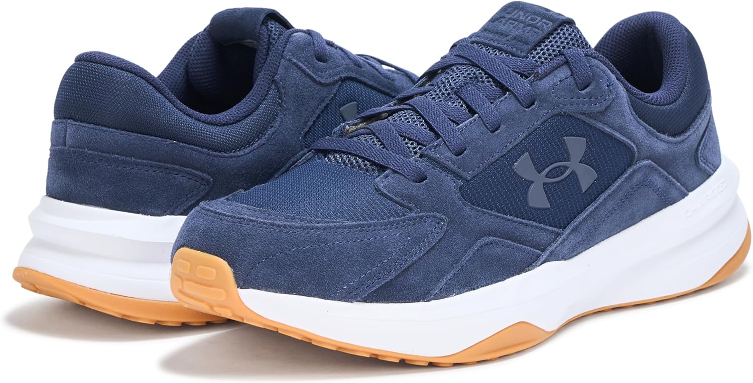 Мужские кроссовки Under Armour Charged Edge Suede, темно-синие — фото 3