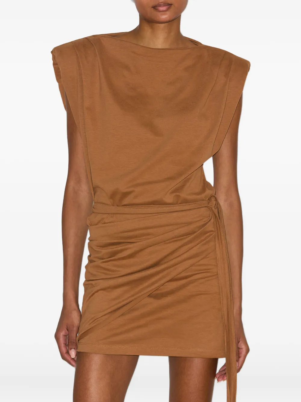 

Мини-платье Marielle с запахом ISABEL MARANT, коричневый