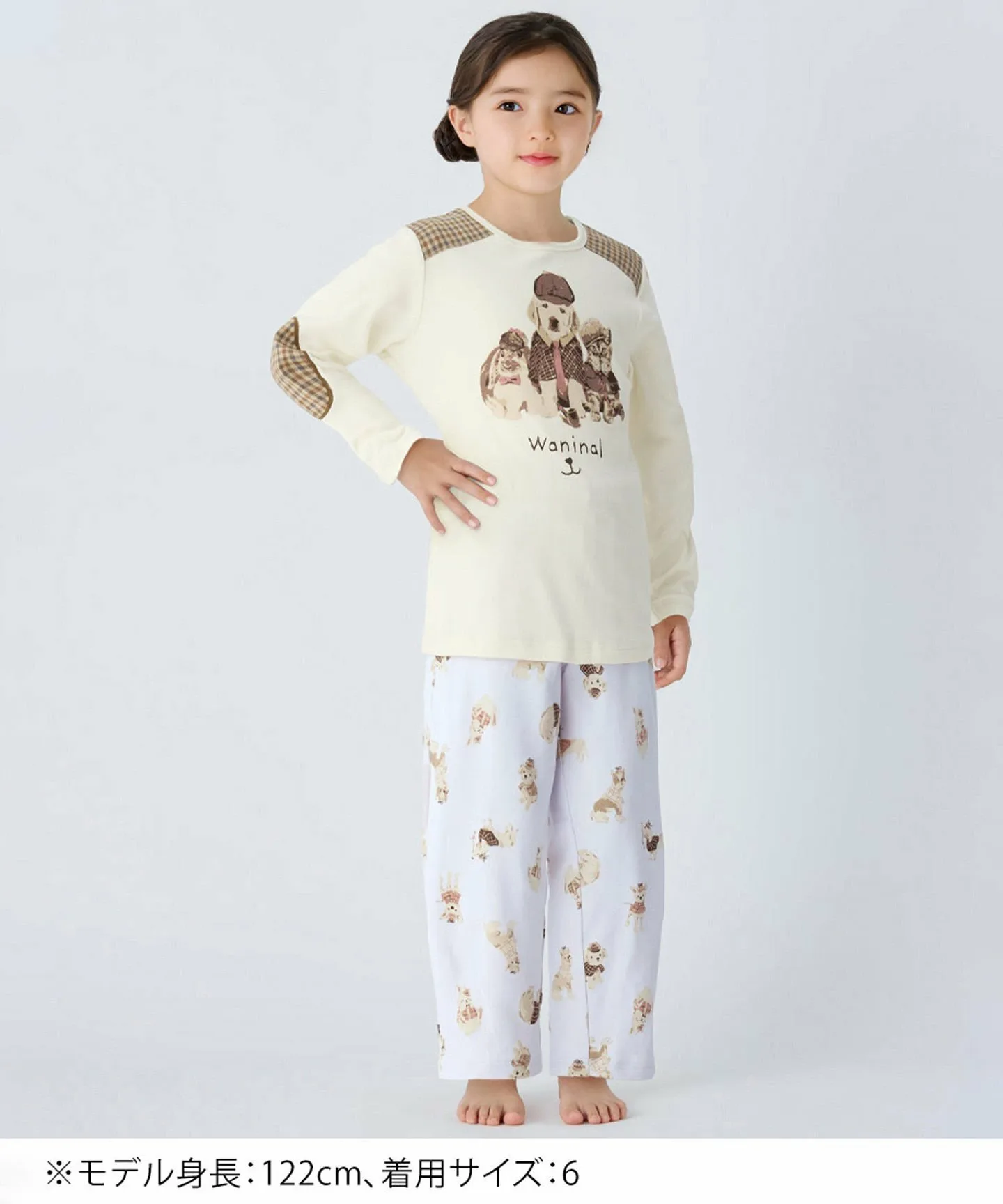 Детская пижама Wacoal [Waninal] Брюки Wacoal (одна штука) Длинные штаны Wacoal Kids, PU — фото 2