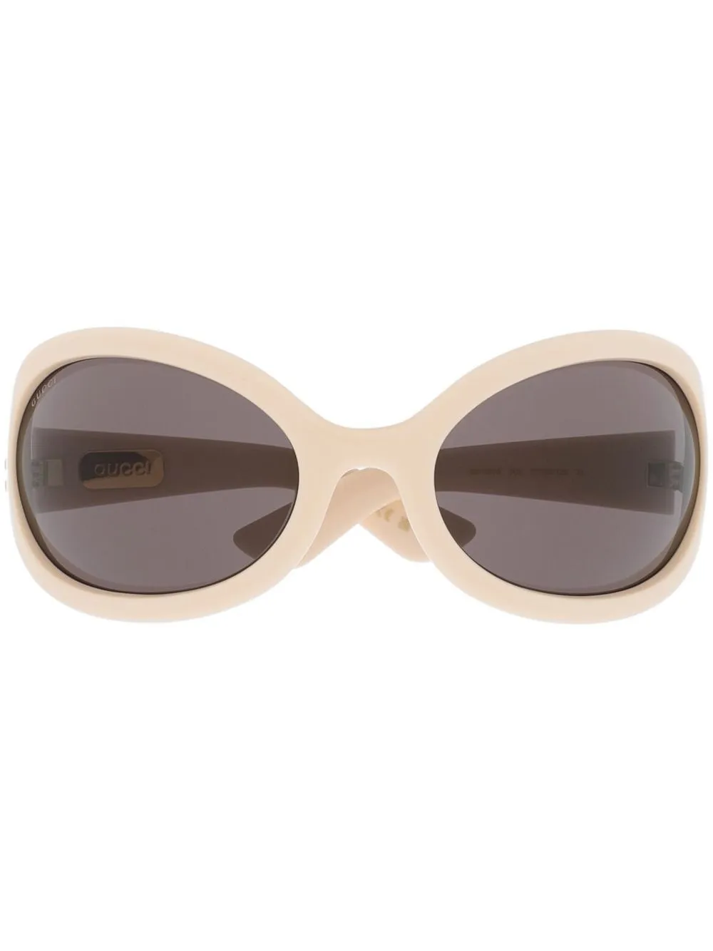 

Солнцезащитные очки в массивной оправе с логотипом Gucci Eyewear, нейтральный