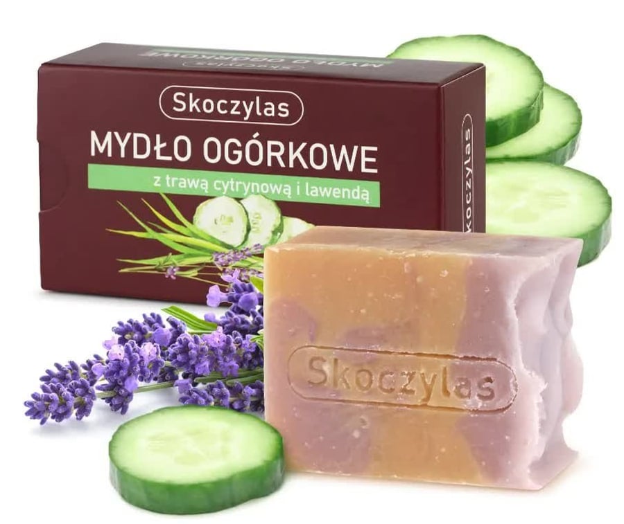 

Огуречное мыло с лимонником и лавандой Skoczylas