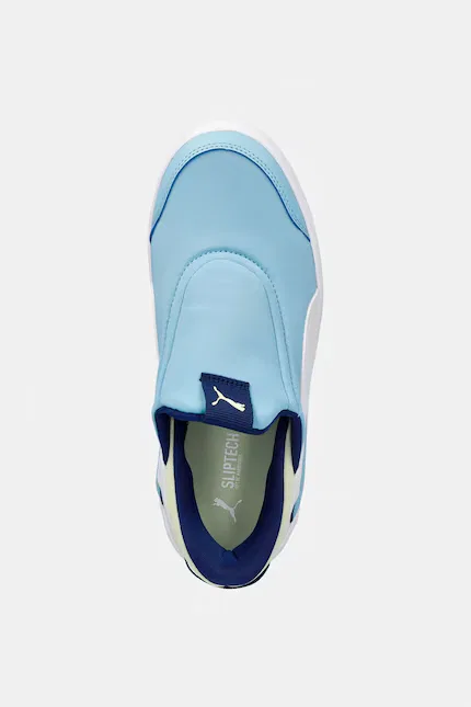 Кроссовки детские Courtflex v3 SLIPTECH Puma, синий — фото 4
