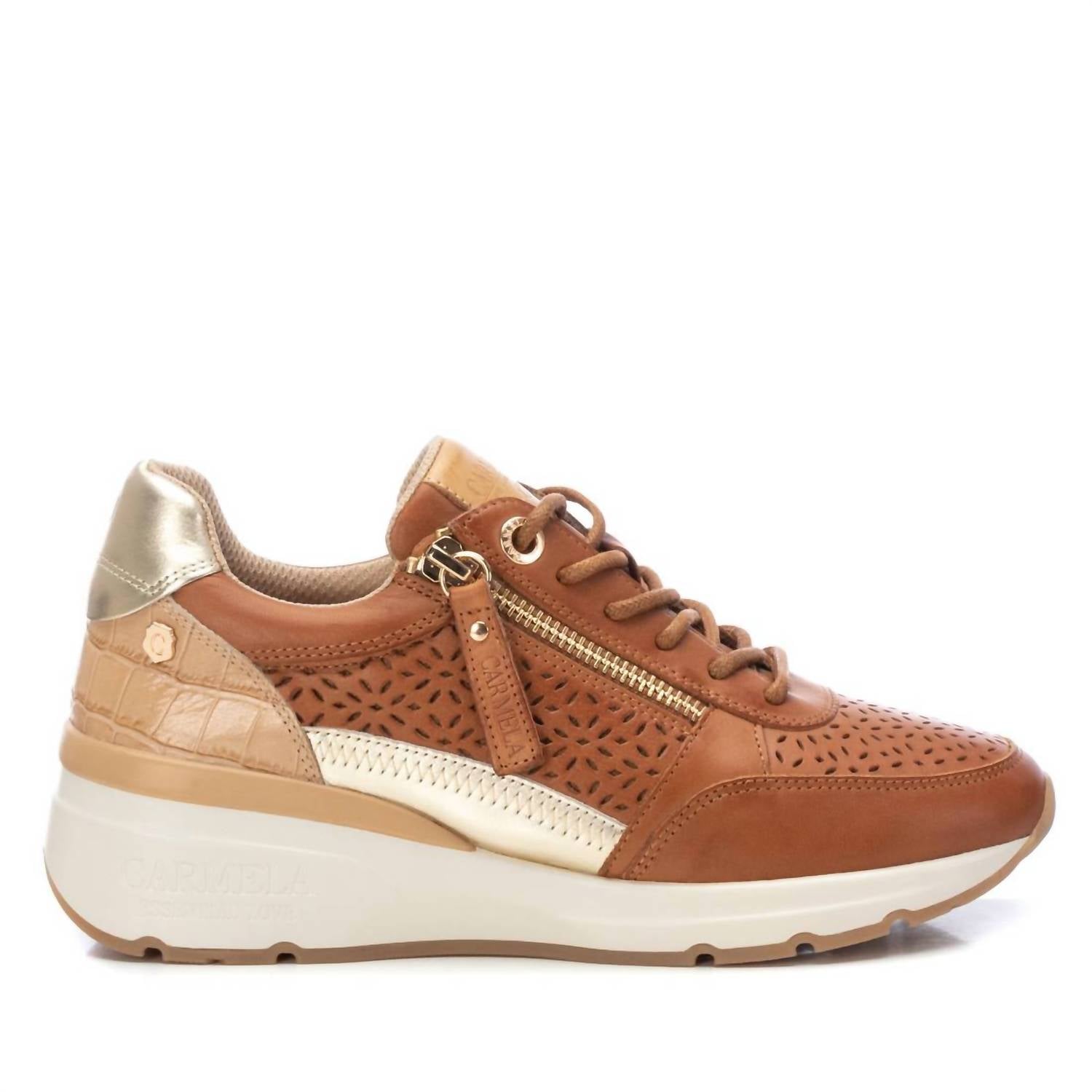 Женские кроссовки Trainers в верблюжьем цвете Xti, коричневый