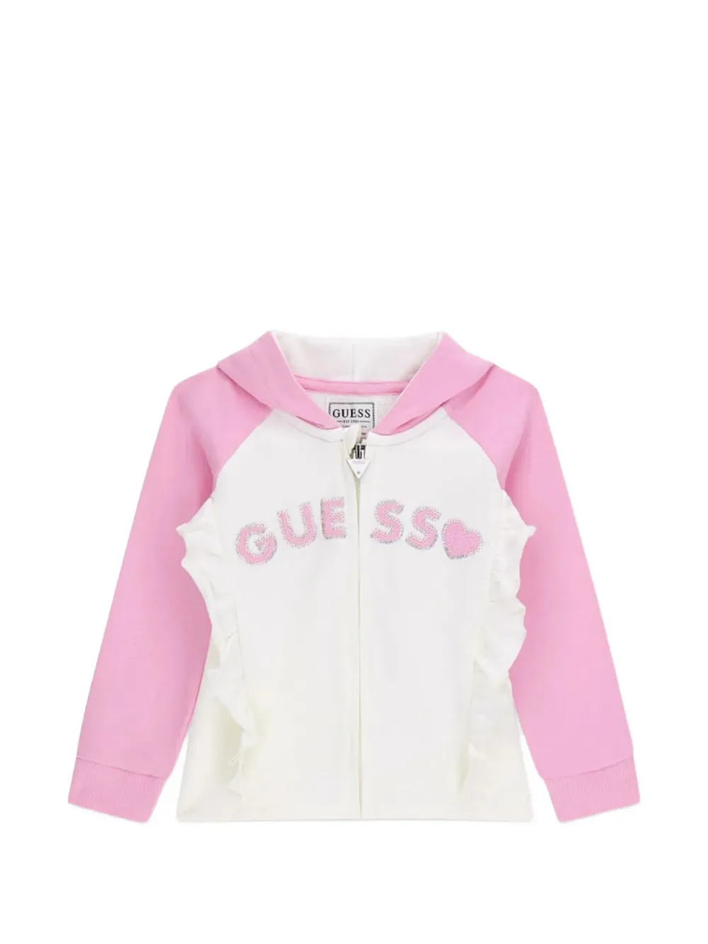 Спортивный костюм с логотипом Guess kids, розовый — фото 3