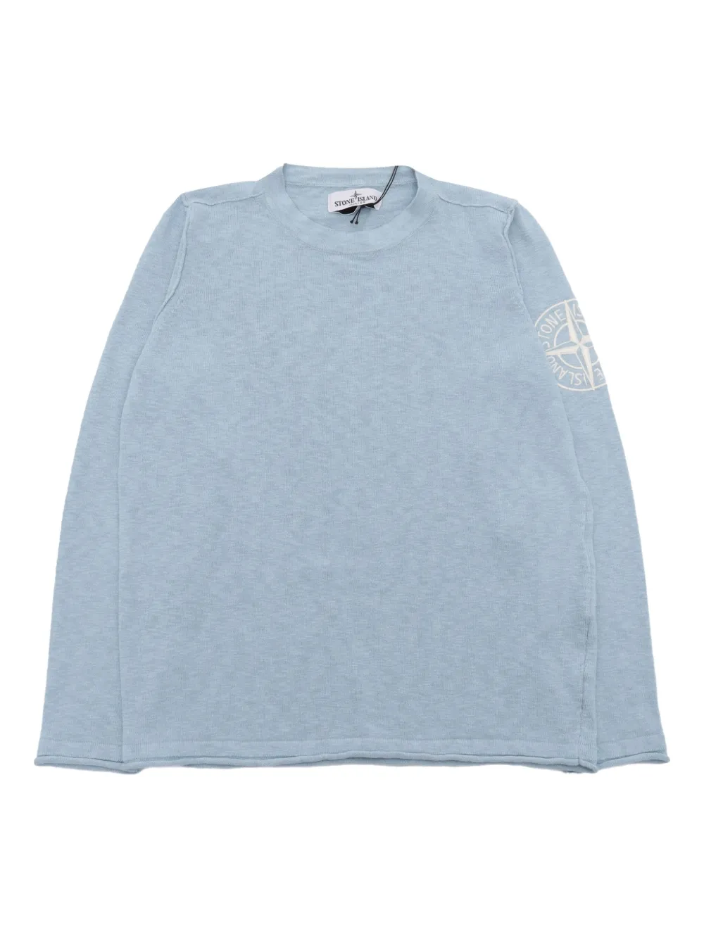 

Толстовка с нашивкой-логотипом Stone Island Junior, синий