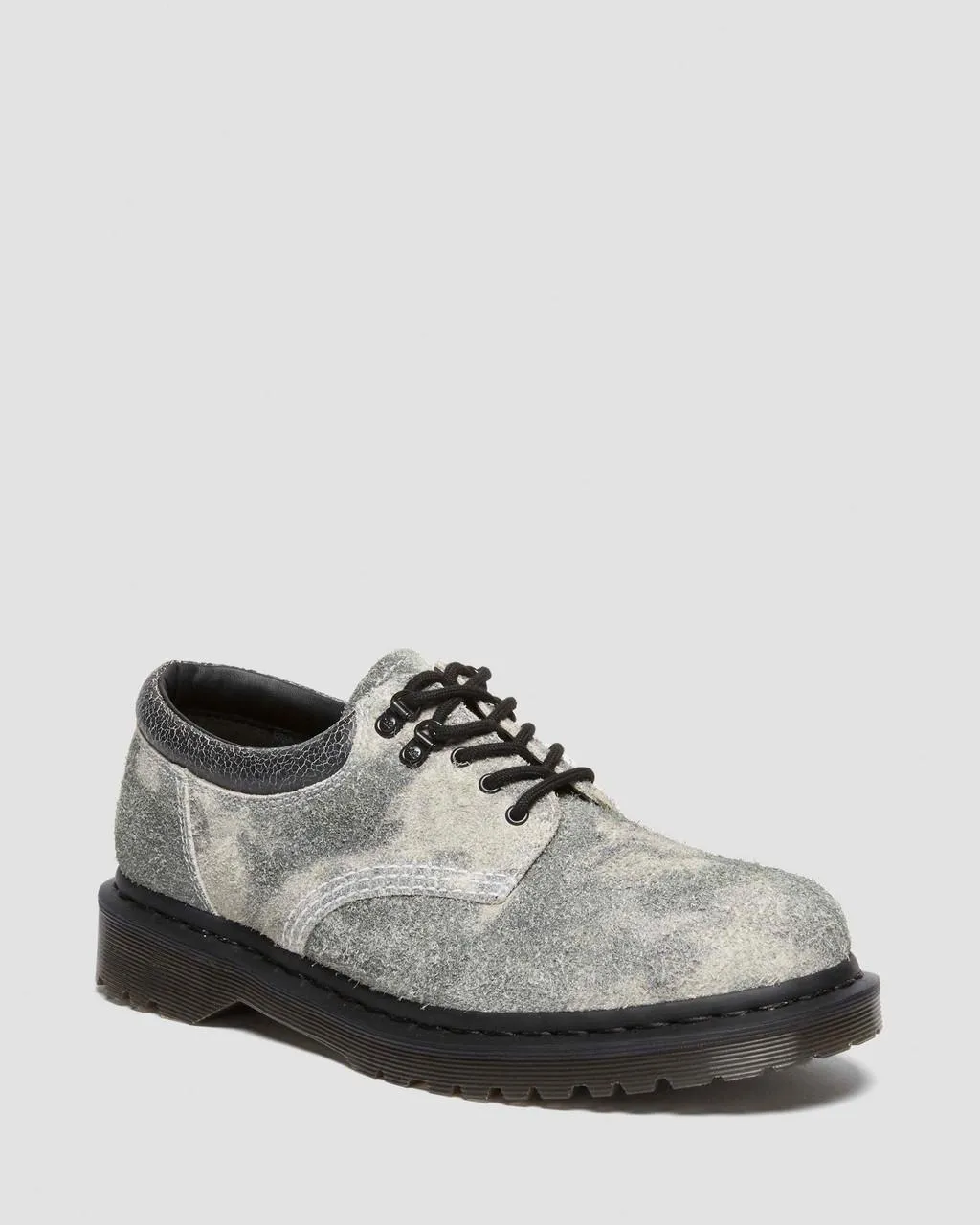 

Dr. Martens 8053 Повседневные туфли из потертой замши, серый+черный+белый