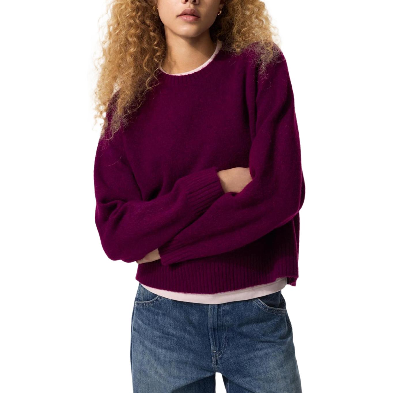 

Трикотаж Women's Burgundy UNIQLO, бордовый
