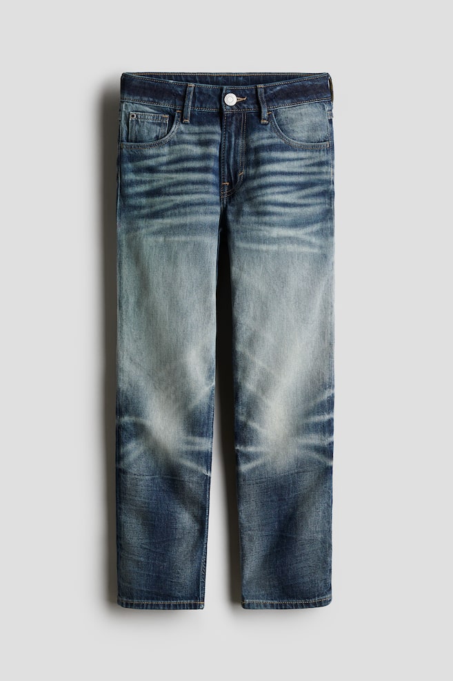 

Свободные зауженные джинсы H&M, синий