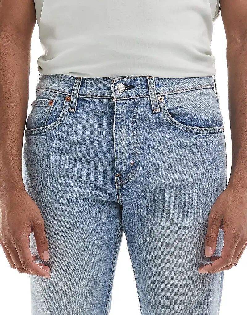 Джинсы Levi's 502 зауженного кроя, выбеленные — фото 4