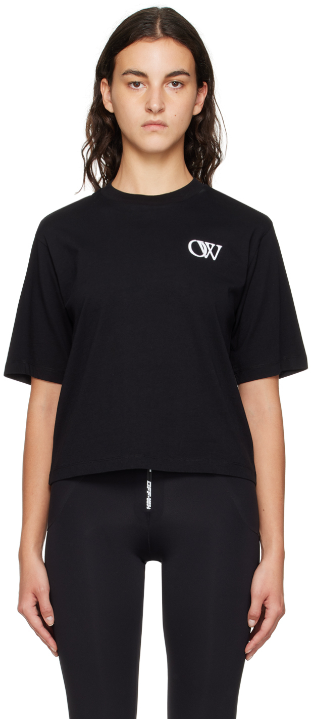 

Черная футболка Flock Ow Basic Off-White