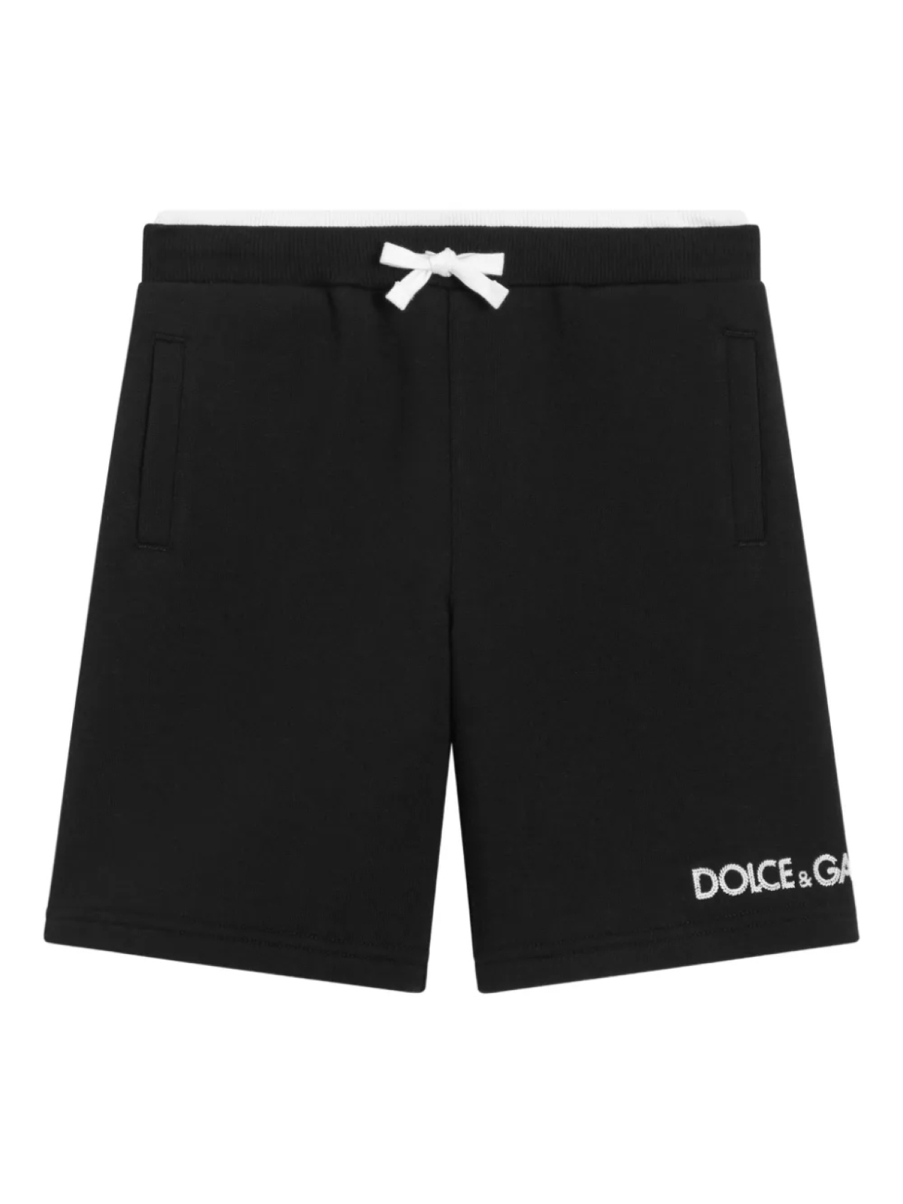 

Dolce & Gabbana Kids спортивные шорты с вышитым логотипом, синий