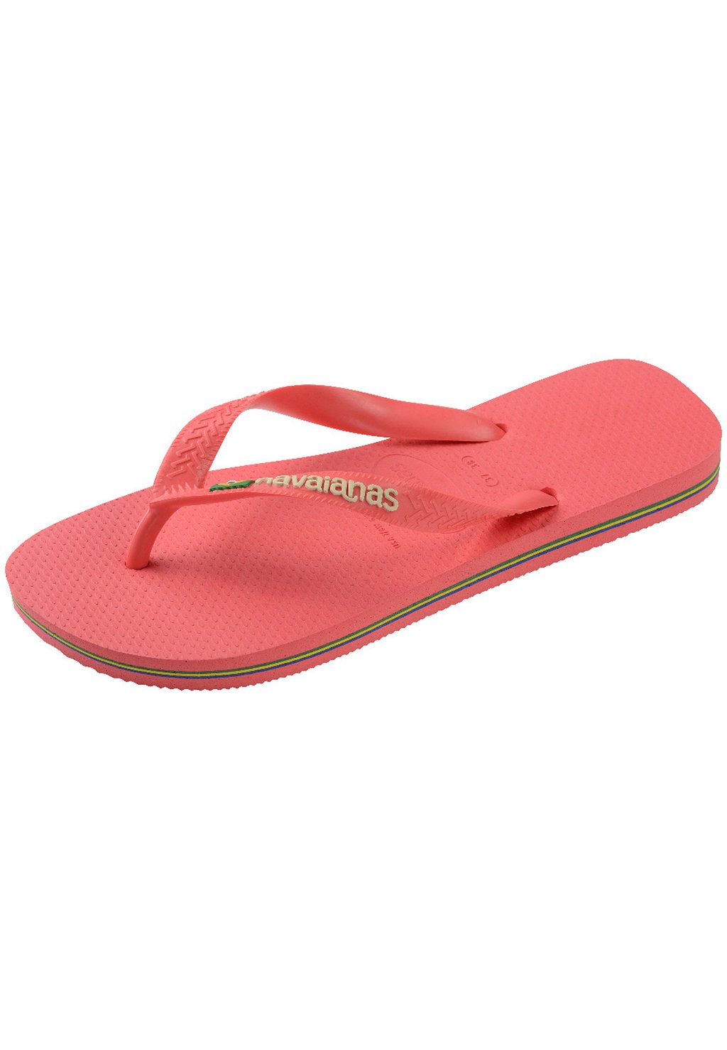 Сандалии с Т-образной застежкой BRASIL LOGO UNISEX Havaianas, коралловый — фото 2