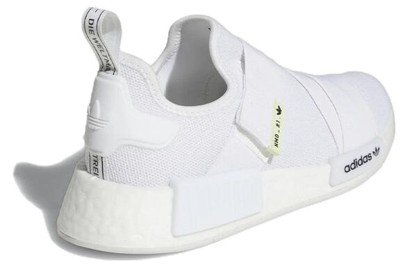 Кроссовки оригиналы nmd_r1 Adidas, белый — фото 4