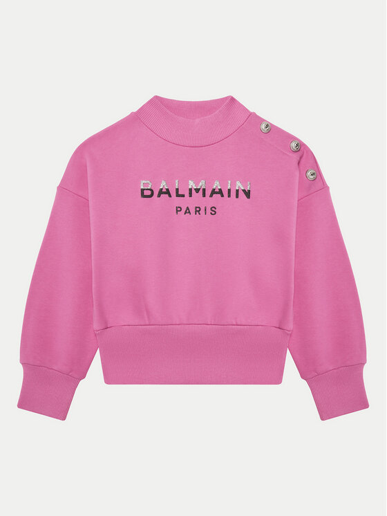 

Толстовка обычного кроя BV4A90-Z0081 Balmain, розовый