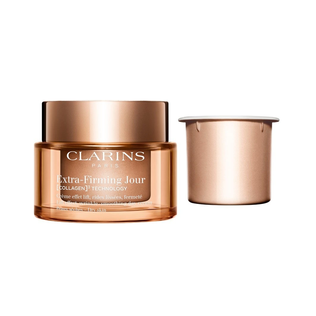 Крем для лица Clarins — Extra-firming + extra-firming jour - peaux sèches , объем - refill, 50 мл — фото 4