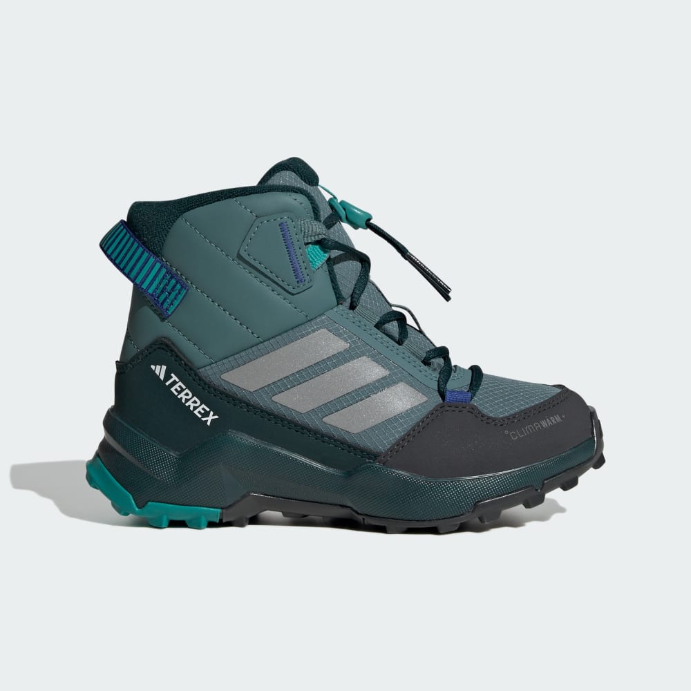 

Кроссовки Adidas Terrex Ax4r Mid CLIMAWARM+ Hiking Shoes Kids, цвет Preloved Teal/Matte Silver/Pure Teal