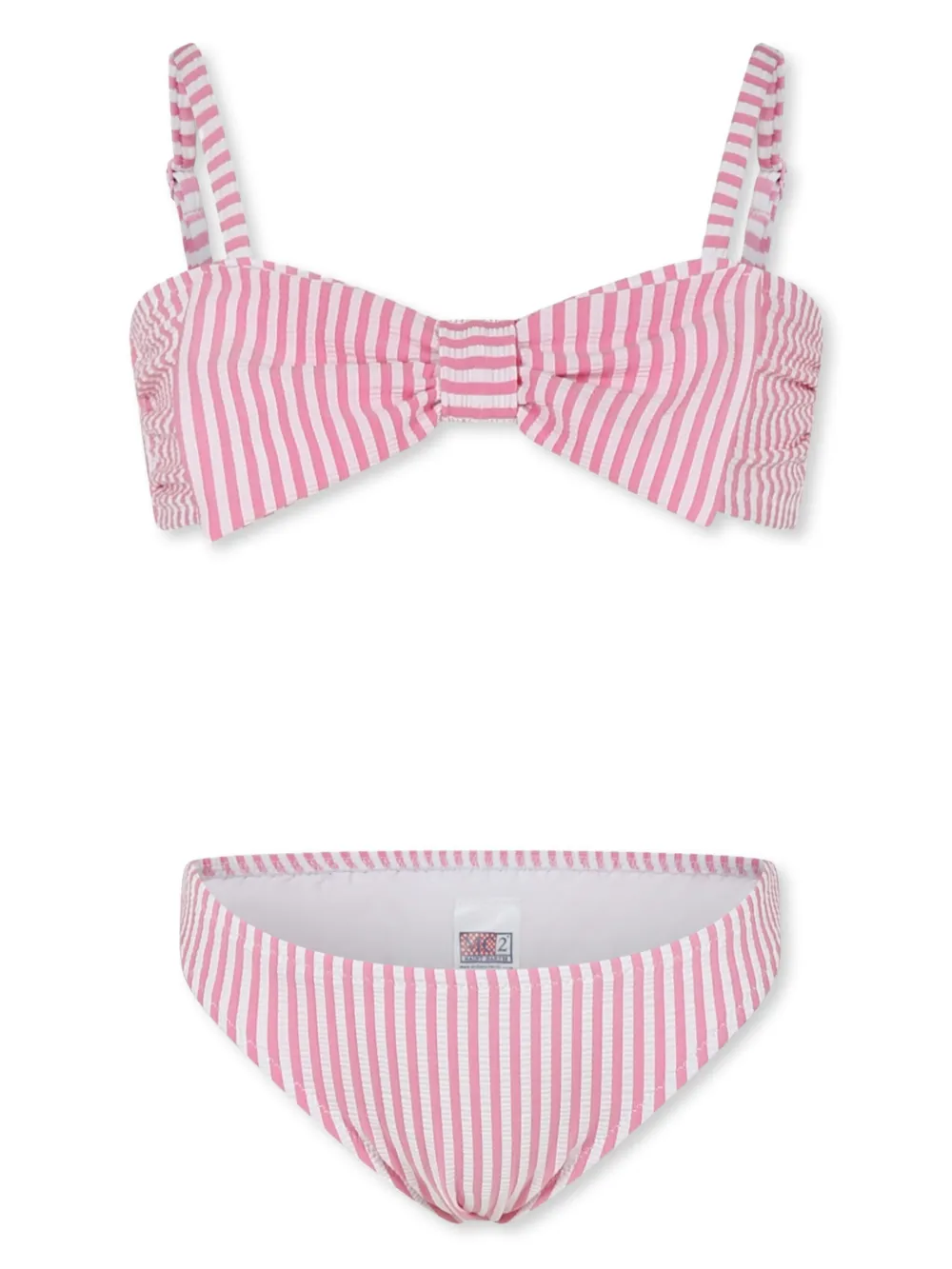 

Бикини в полоску MC2 Saint Barth Kids, розовый