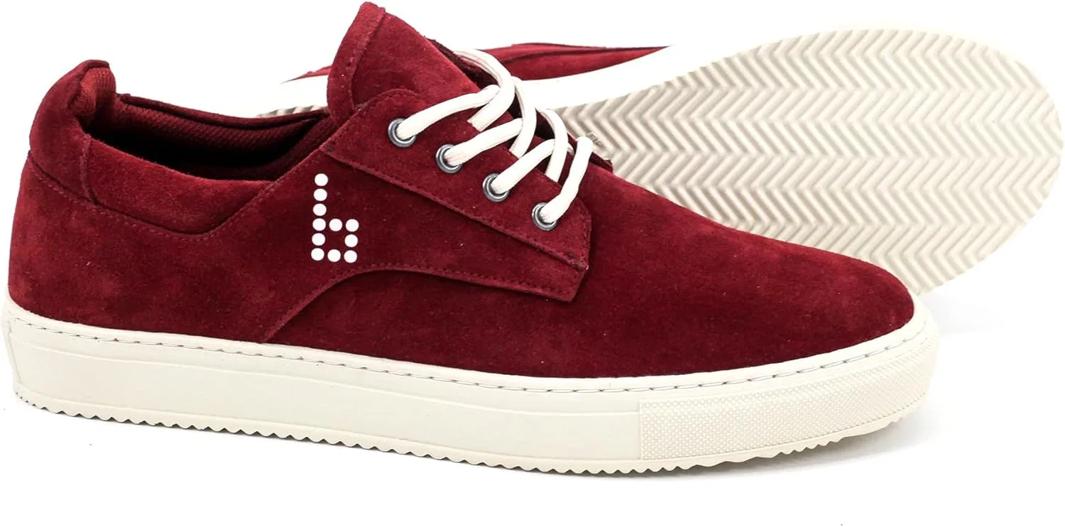 Скейтерские кеды Braille Burgundy/White