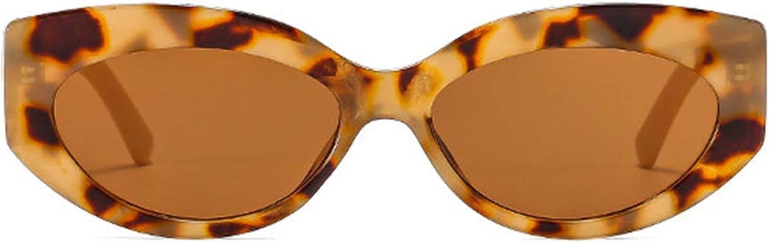 

Солнцезащитные очки Willochra Retro Unique Irregular Cat Eye для женщин, модные дизайнерские очки UV400 для мужчин, овальные солнцезащитные очки с леопардовым принтом, C2