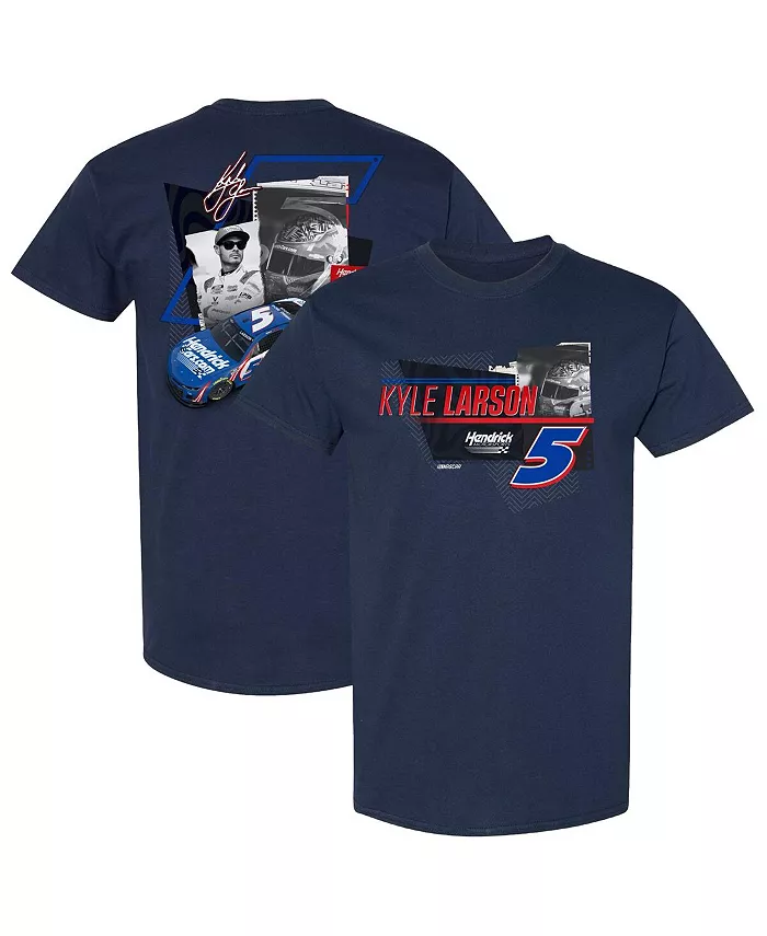 

Мужская футболка Navy Kyle Larson Hendrick Motorsports Team Collection