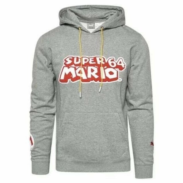 

Мужская толстовка с длинными рукавами X super mario nintendo 589098 01 Puma, серый