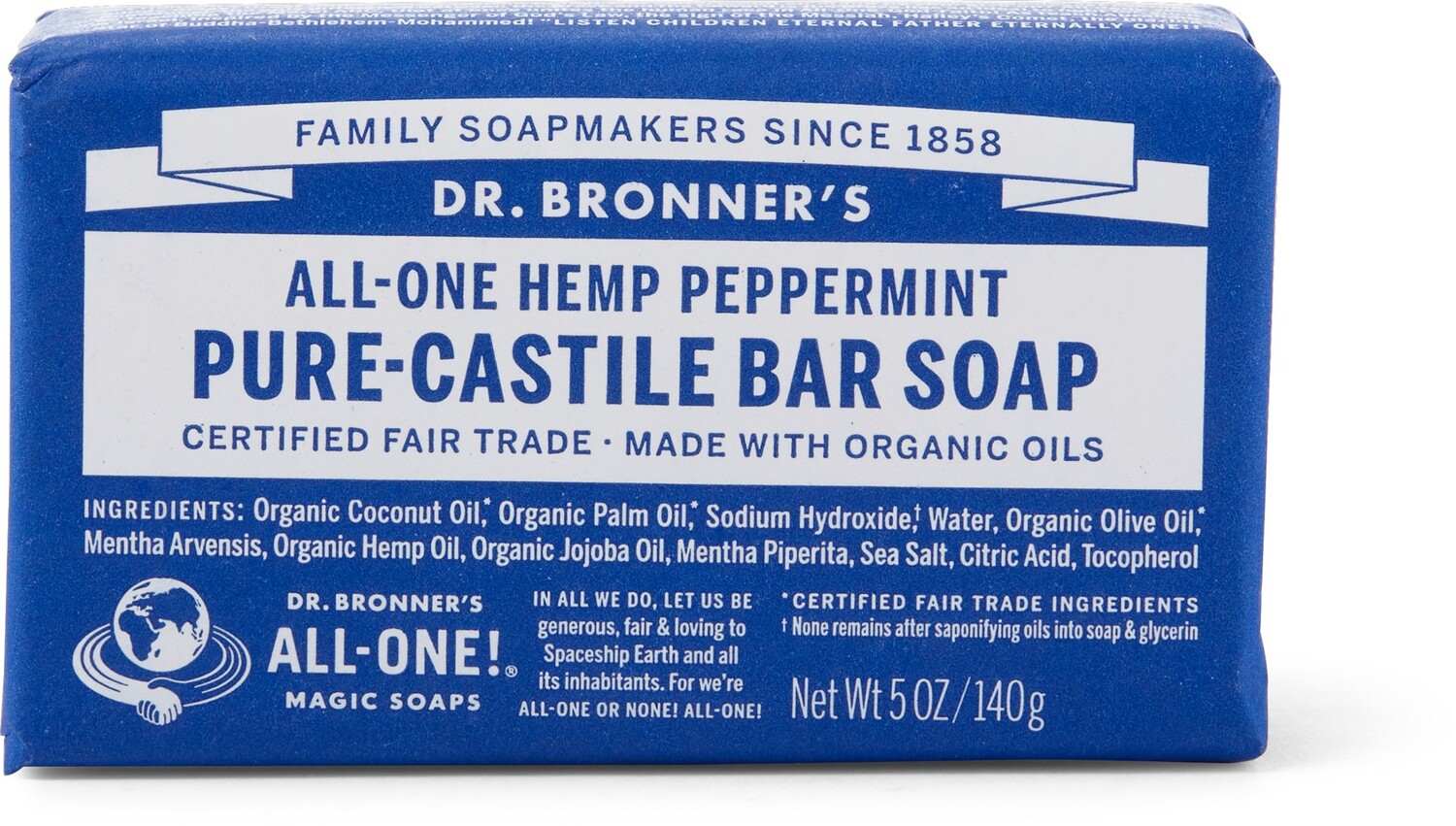 

Чистое кастильское мыло Dr. Bronner's, розовый