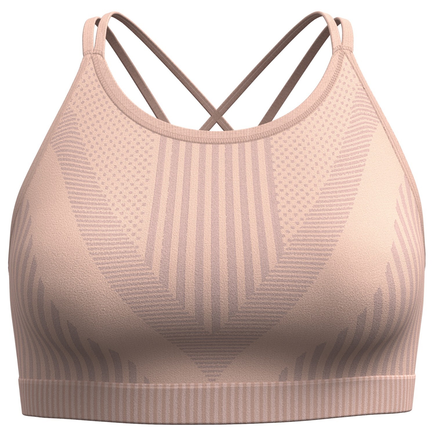 

Спортивный бюстгальтер Smartwool Women's Intraknit Strappy Bra, цвет Pink Sugar Heather