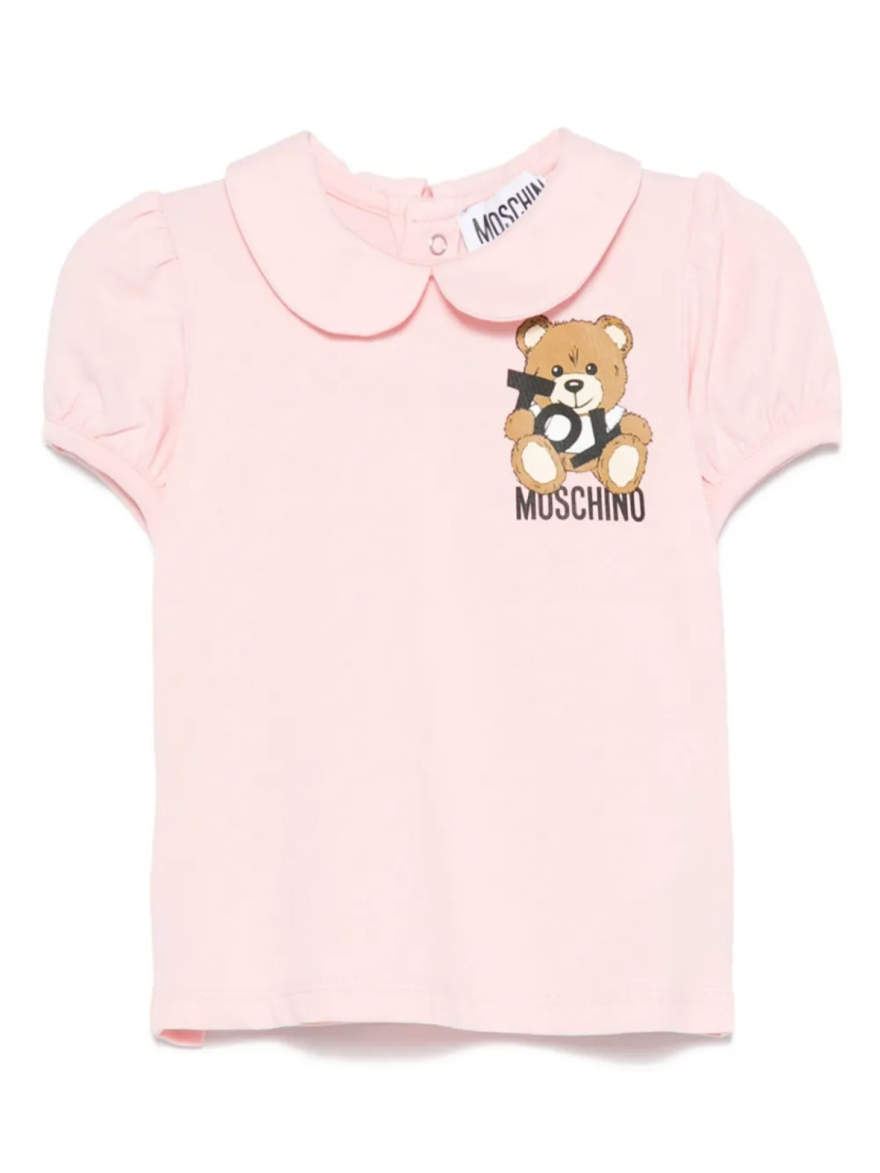 

Moschino Kids футболка с принтом Teddy Bear, розовый