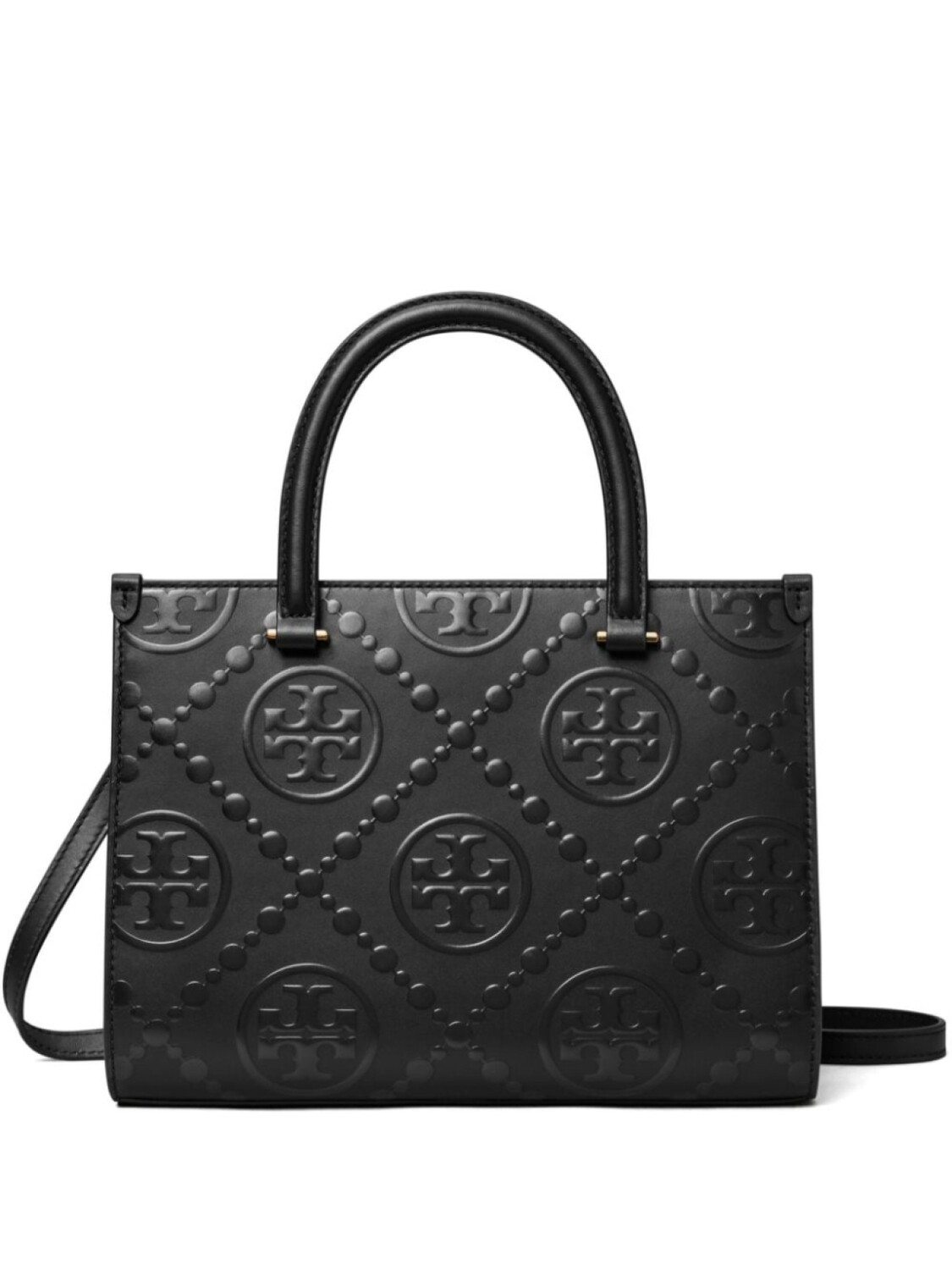 

Сумка-шоппер Tory Burch T Monogram Square, черный
