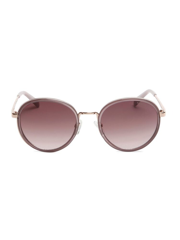 

Овальные солнцезащитные очки 53MM Kenneth Cole, сирень