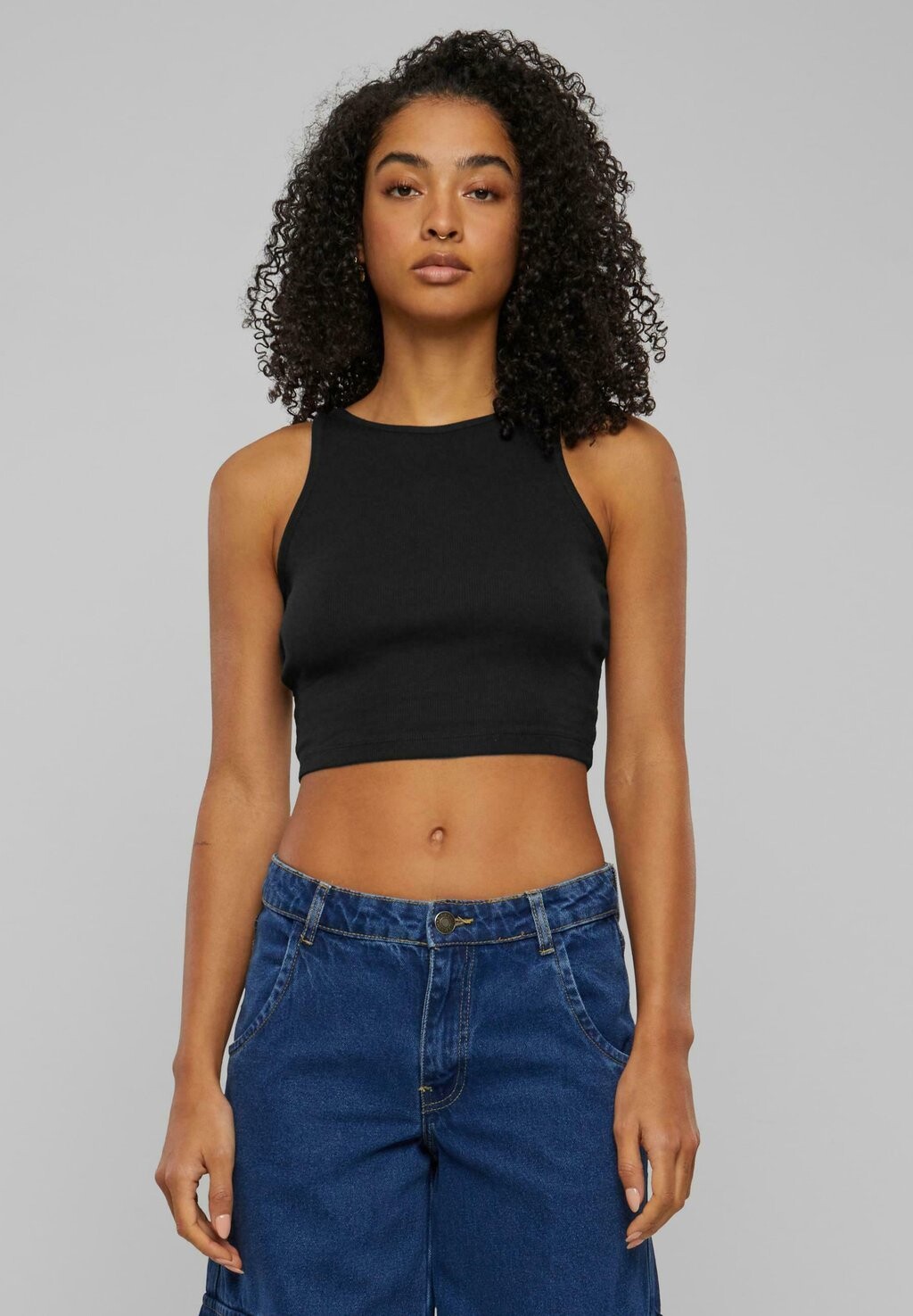 

Топ CROPPED Urban Classics, черный