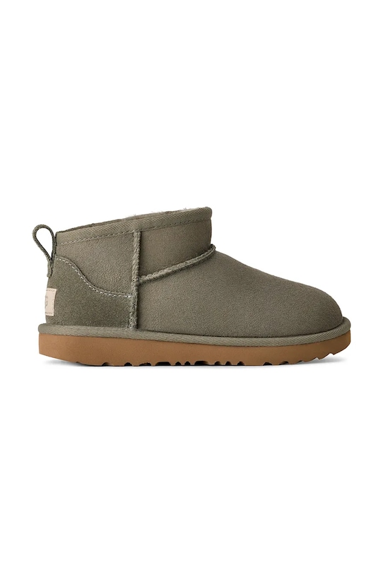 

Детские замшевые зимние сапоги KIDS CLASSIC ULTRA MINI Ugg, зеленый