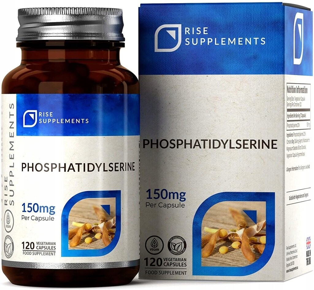 

Rise Supplements, Фосфатидилсерин (Phosphatidylserine) 150 мг, Биологически активная добавка, 120 капсул Inna Marka