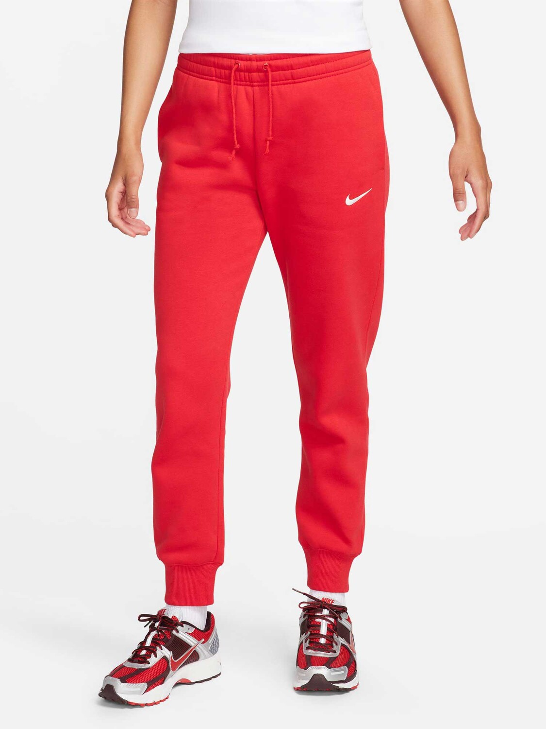 

Спортивные брюки Nike W NSW PHNX FLC MR PANT STD, красный