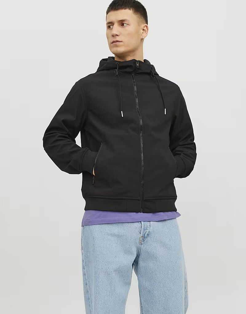 

Куртка Jack & Jones Softshell черного цвета