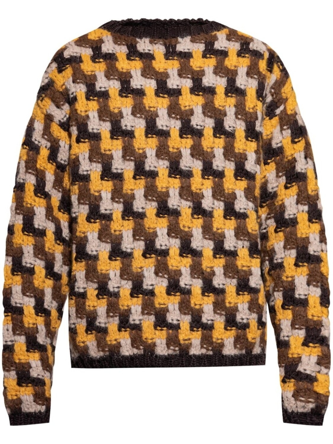 

Вязаный джемпер для апре-ски Moncler Grenoble, желтый