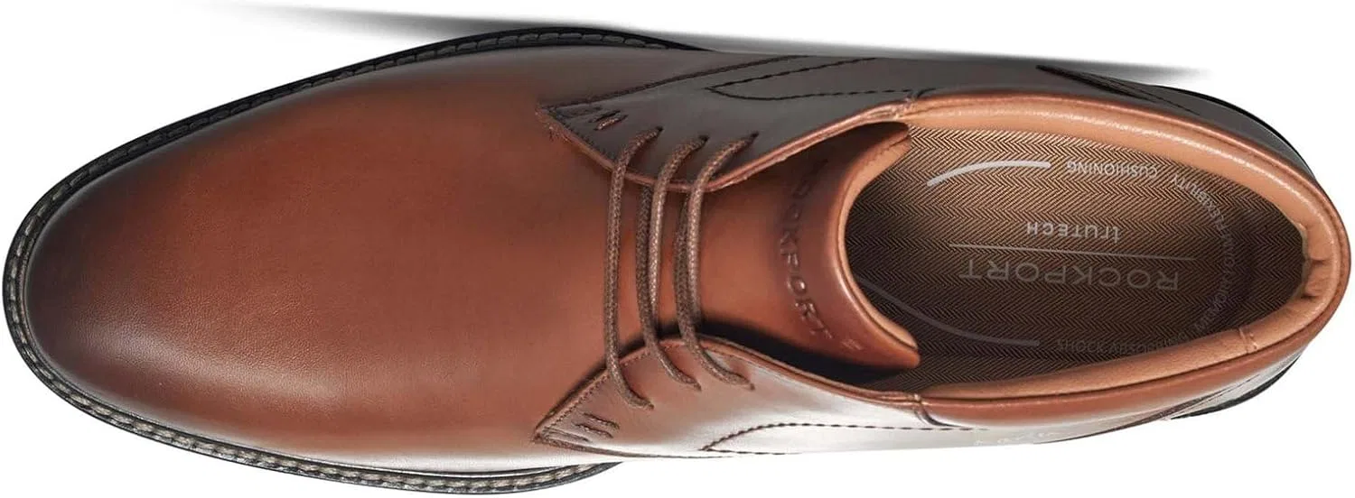 Мужские ботинки Rockport FlynnChukka, Medium Natural Leather — фото 2