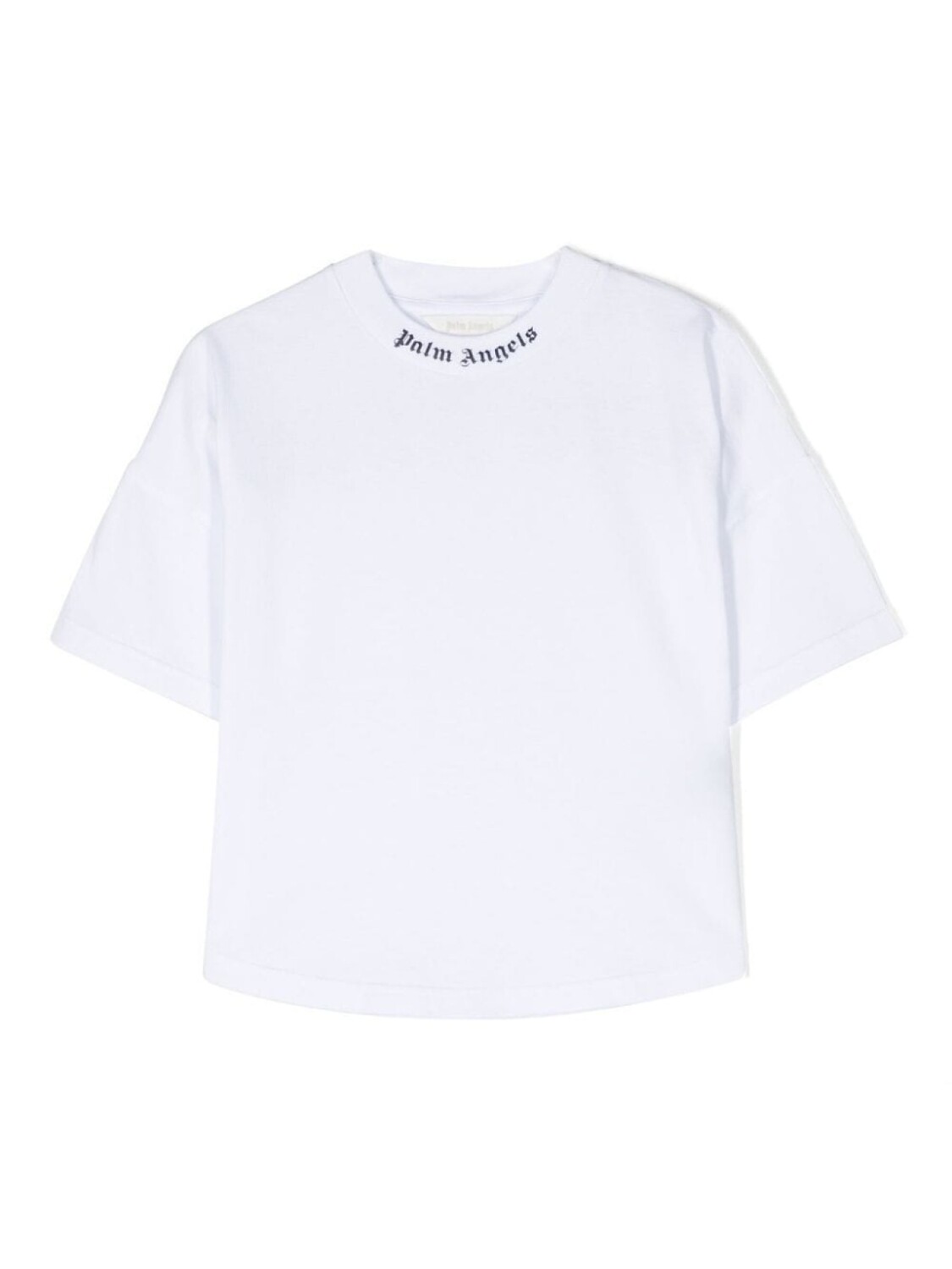 

Palm Angels Kids футболка свободного кроя с логотипом, белый