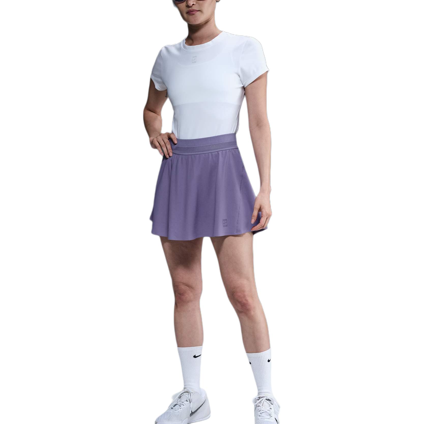 

Женская теннисная юбка Court Ace Advantage Dri FIT Nike, темно-фиолетовый