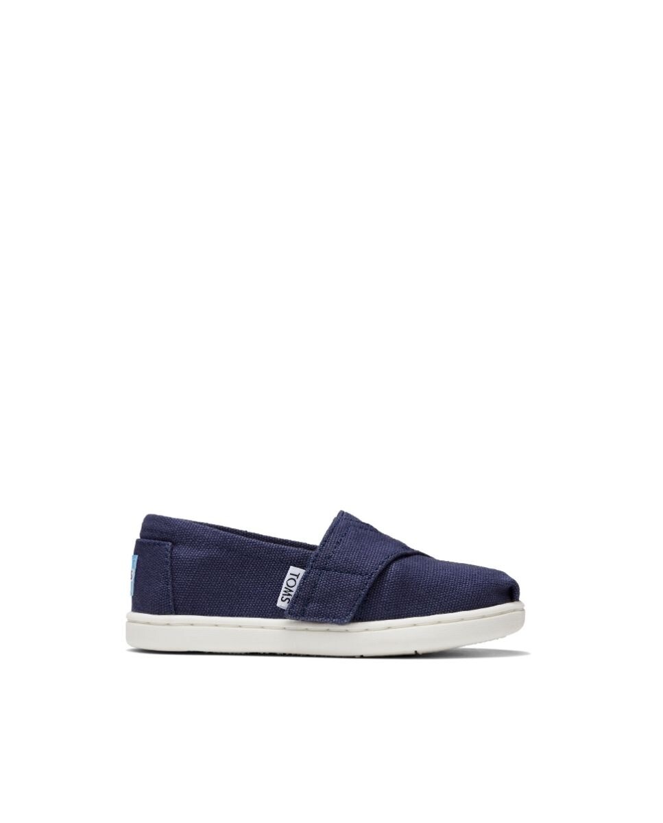 

Синие детские эспадрильи из парусины Toms, синий