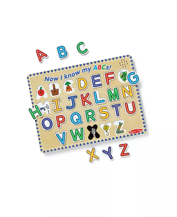 

Звуковой пазл «Алфавит Мелиссы и Дуга», 26 деталей Melissa And Doug, multi-color